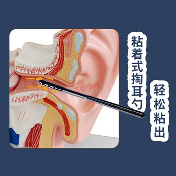 Imakara日本粘耳棒替代棉签掏耳朵粘性挖耳棒自粘掏耳棒挖耳勺耳垢清洁 【3包共60支】 粘着式挖耳棒